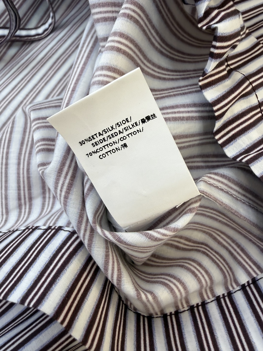 LZ26004B+26004A#新款套装💕BC 最新款套装 30% 真丝70% 棉 长袖衬衫➕长裤 套装