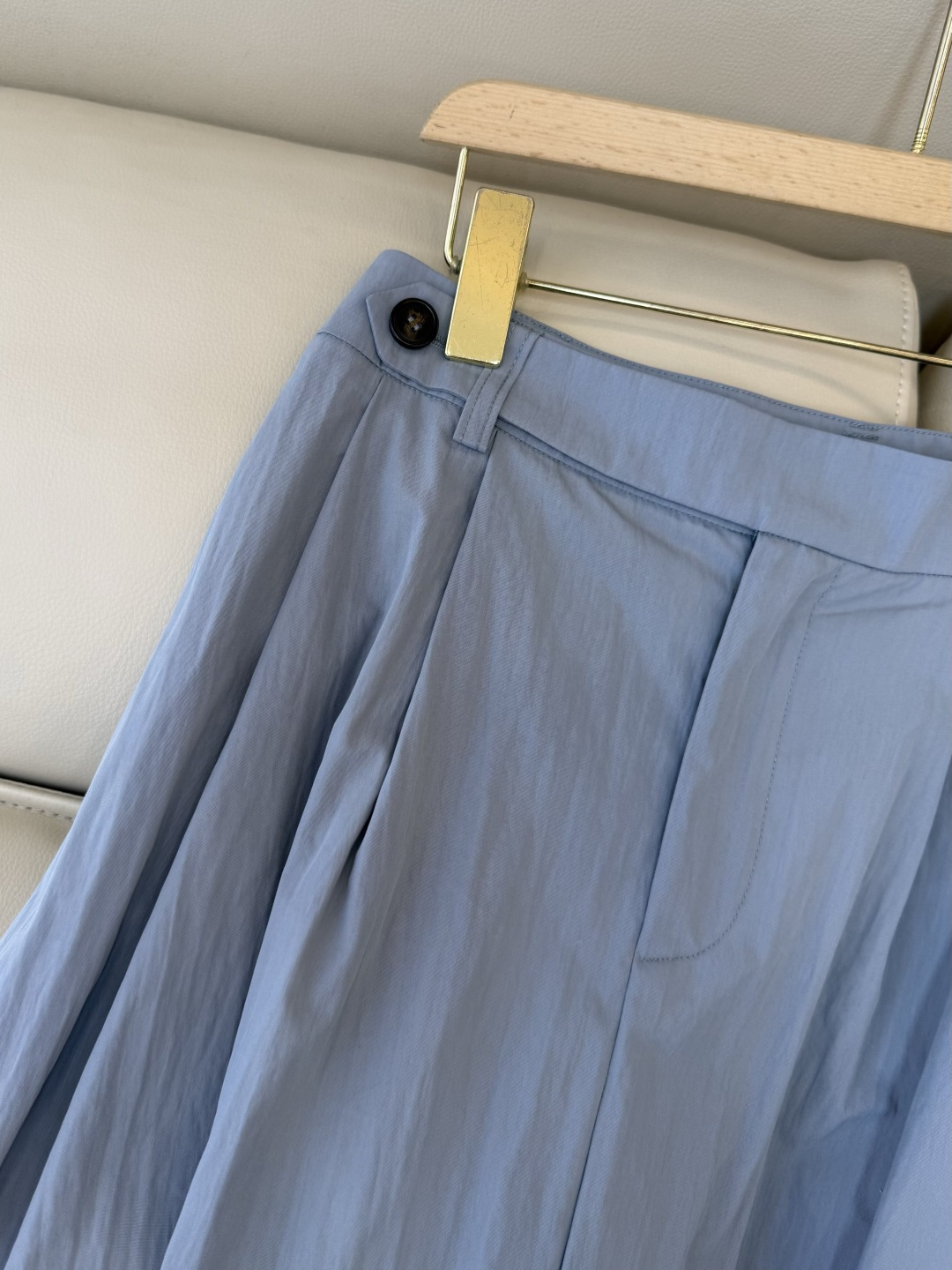 LZ26009B#新款半裙💕BC 75%棉 大摆长半裙 黑色 蓝色 SM L