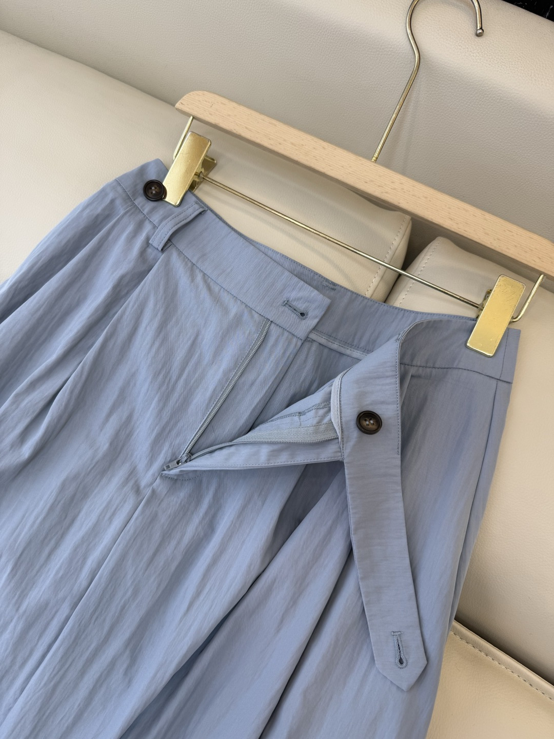 LZ26009B#新款半裙💕BC 75%棉 大摆长半裙 黑色 蓝色 SM L