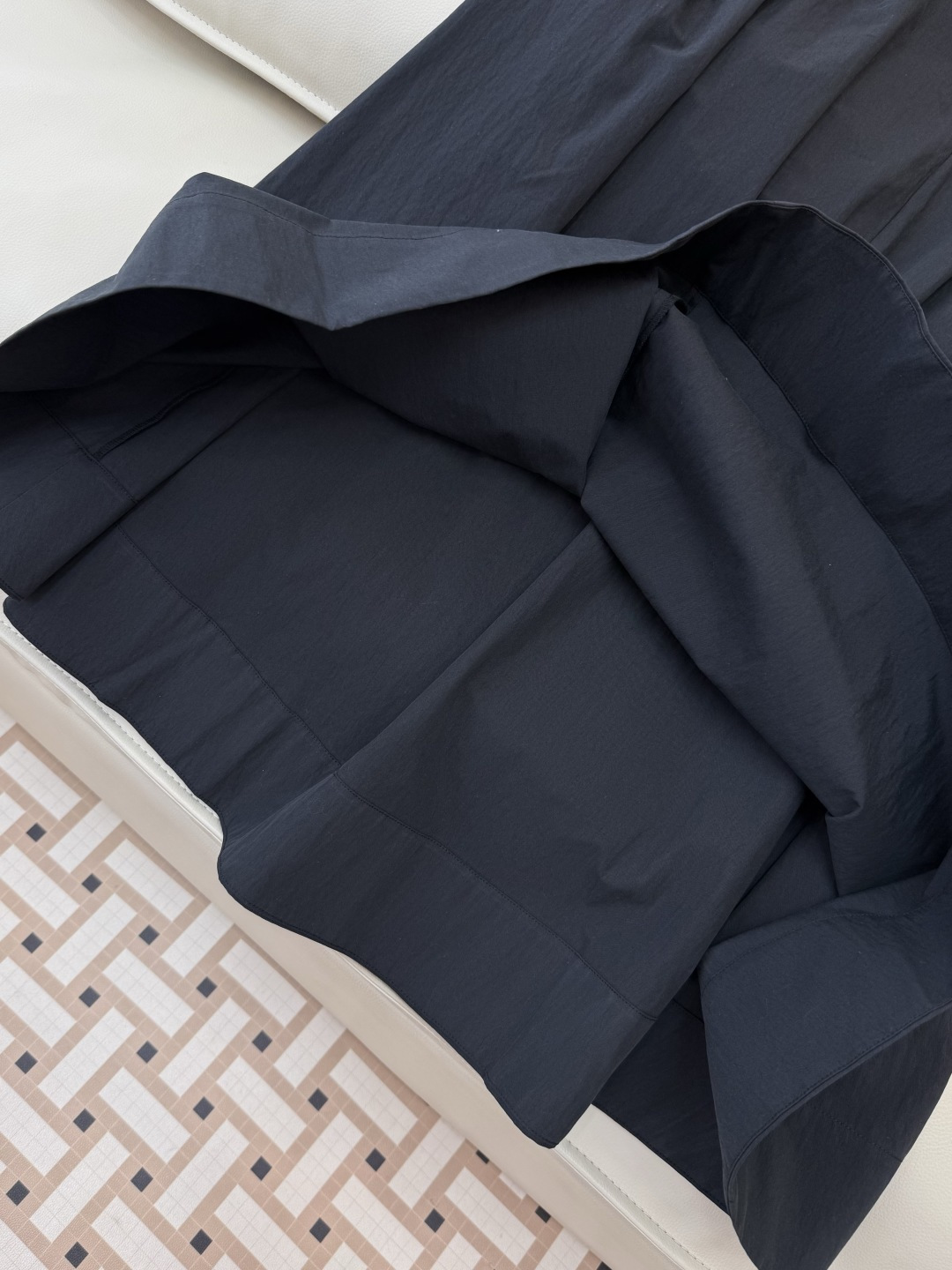 LZ26009B#新款半裙💕BC 75%棉 大摆长半裙 黑色 蓝色 SM L