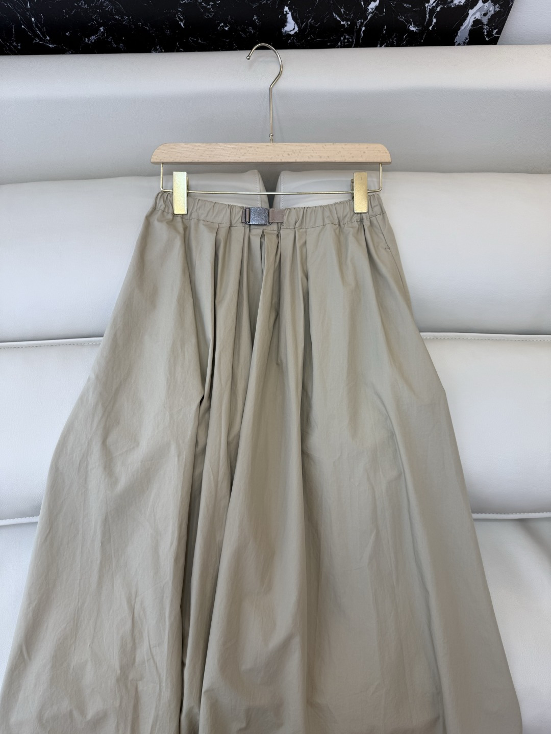 LZ23022#新款半裙💕BC 高端定制款 100%棉 超大裙摆 长半裙 SML