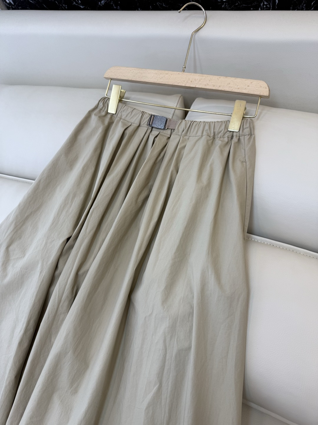 LZ23022#新款半裙💕BC 高端定制款 100%棉 超大裙摆 长半裙 SML