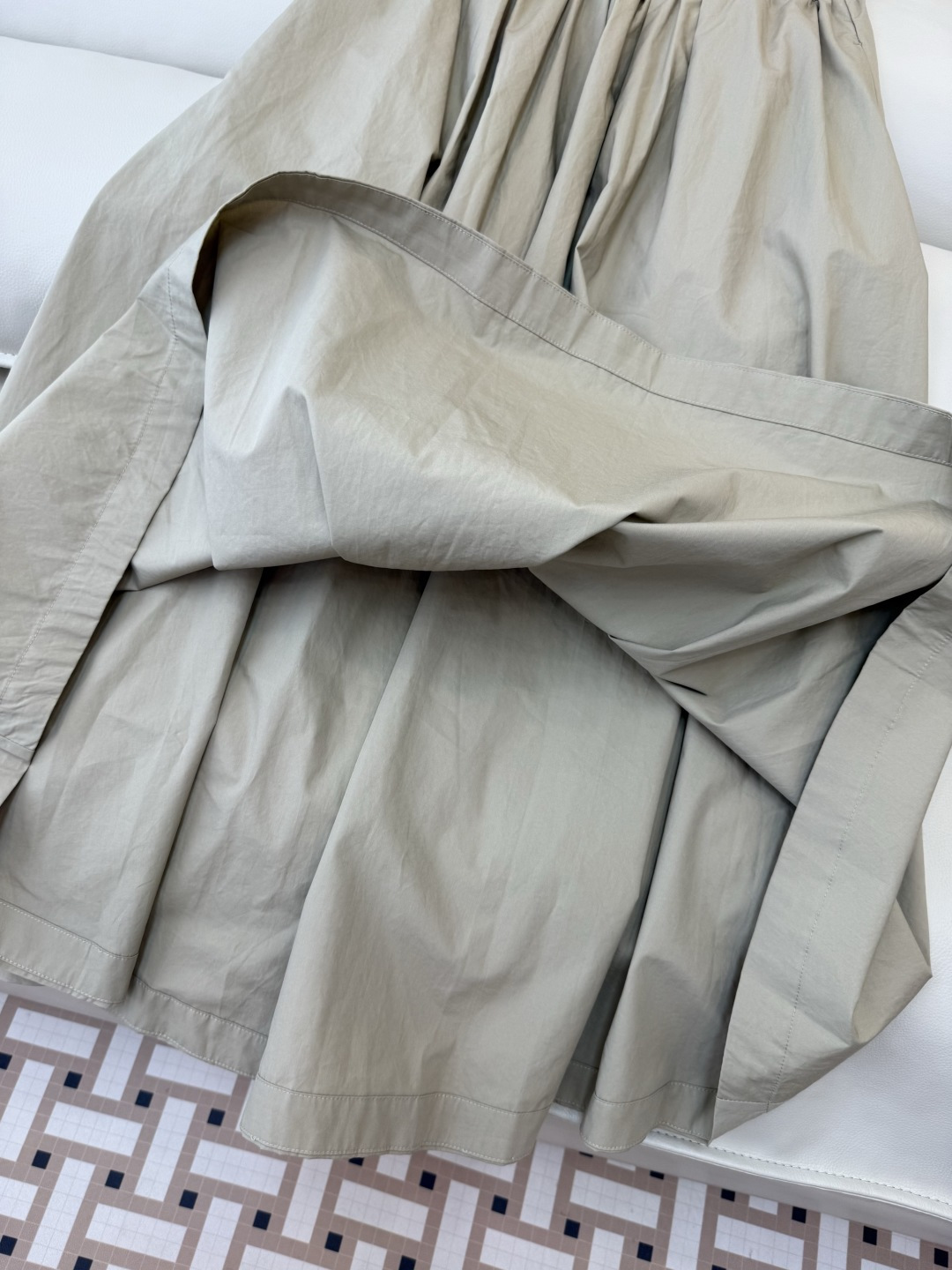 LZ23022#新款半裙💕BC 高端定制款 100%棉 超大裙摆 长半裙 SML