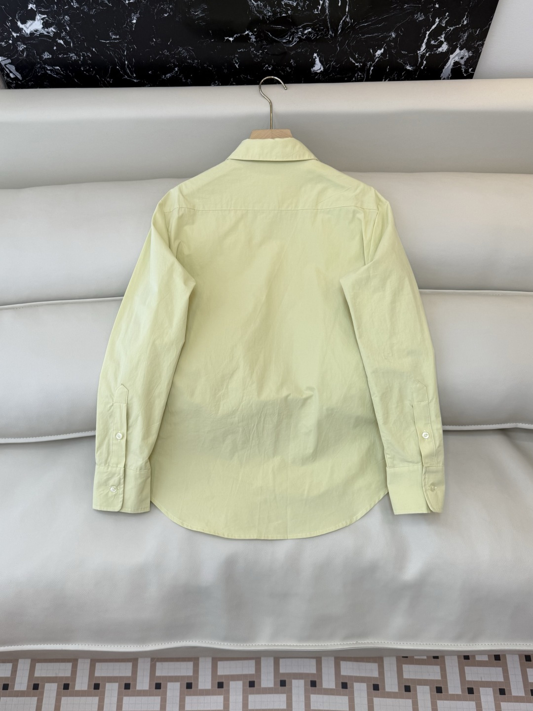 TH002#新款衬衫💕The row 极简风 长袖衬衫 米黄色 36/38/40