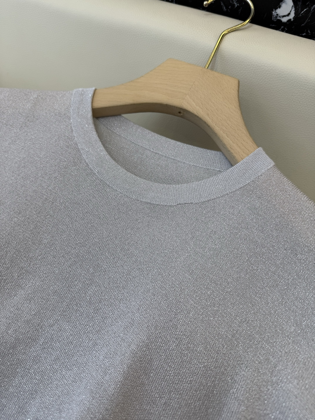 LZ25024M#新款针织💕BC 银丝短袖针织 多色 SML