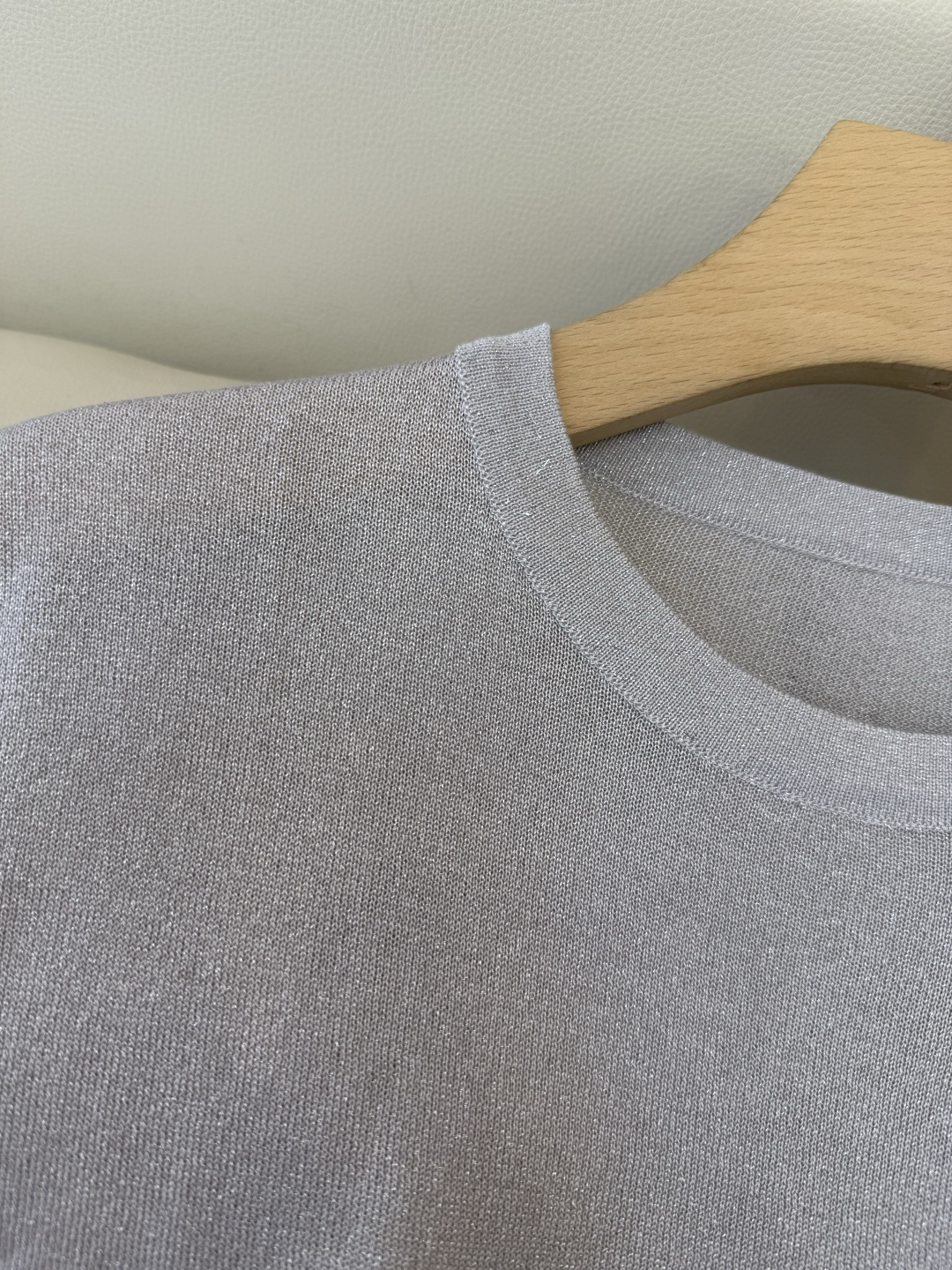 LZ25024M#新款针织💕BC 银丝短袖针织 多色 SML