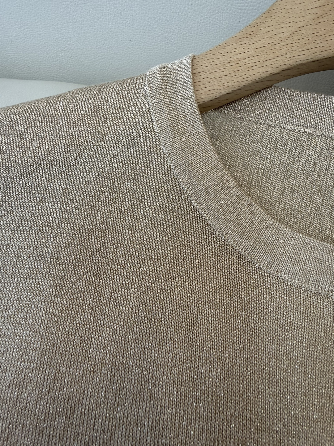 LZ25024M#新款针织💕BC 银丝短袖针织 多色 SML