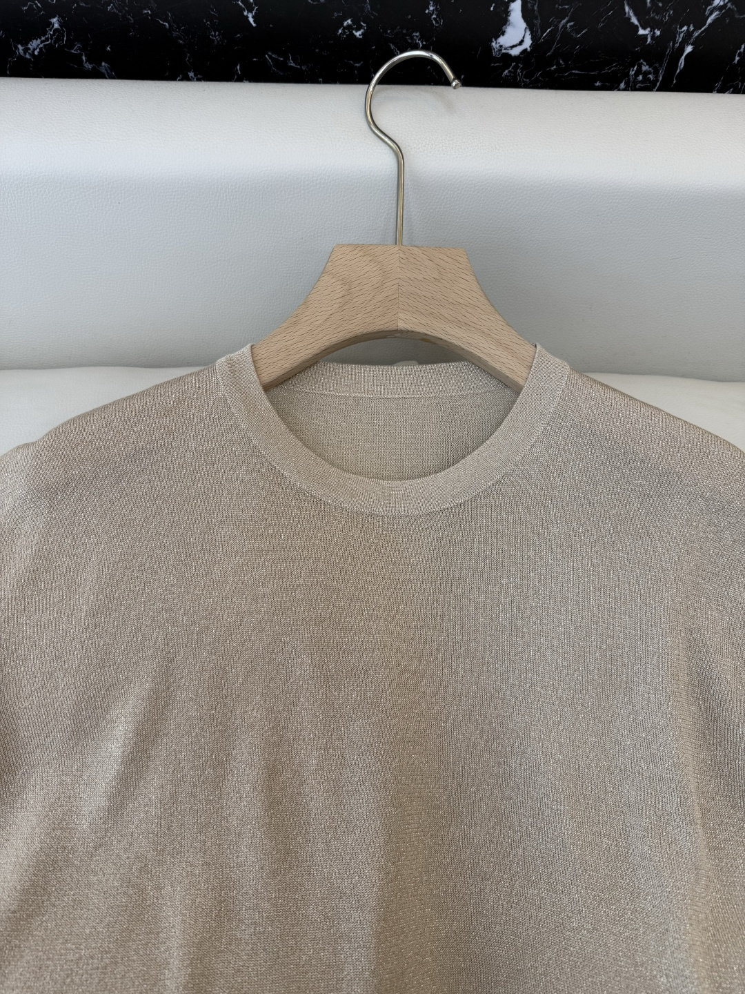 LZ25024M#新款针织💕BC 银丝短袖针织 多色 SML