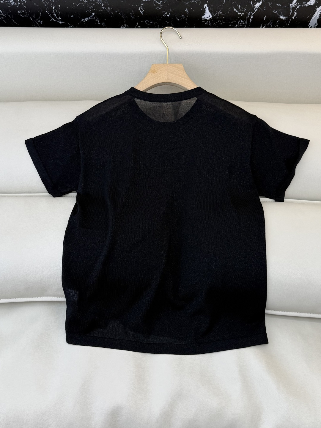 LZ25024M#新款针织💕BC 银丝短袖针织 多色 SML