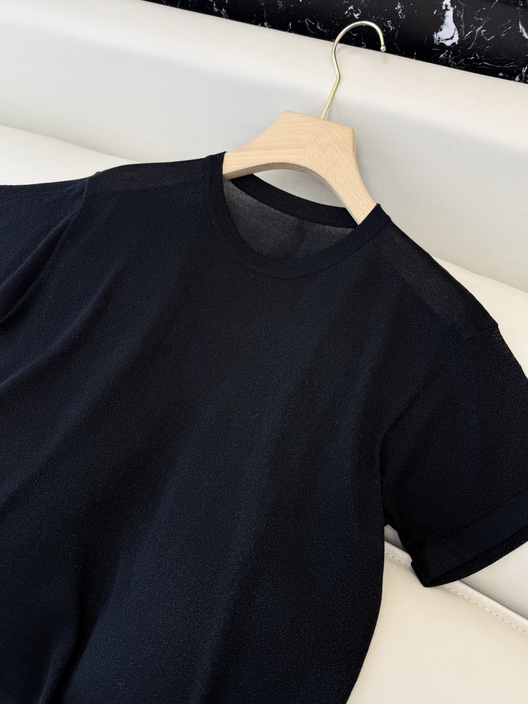 LZ25024M#新款针织💕BC 银丝短袖针织 多色 SML