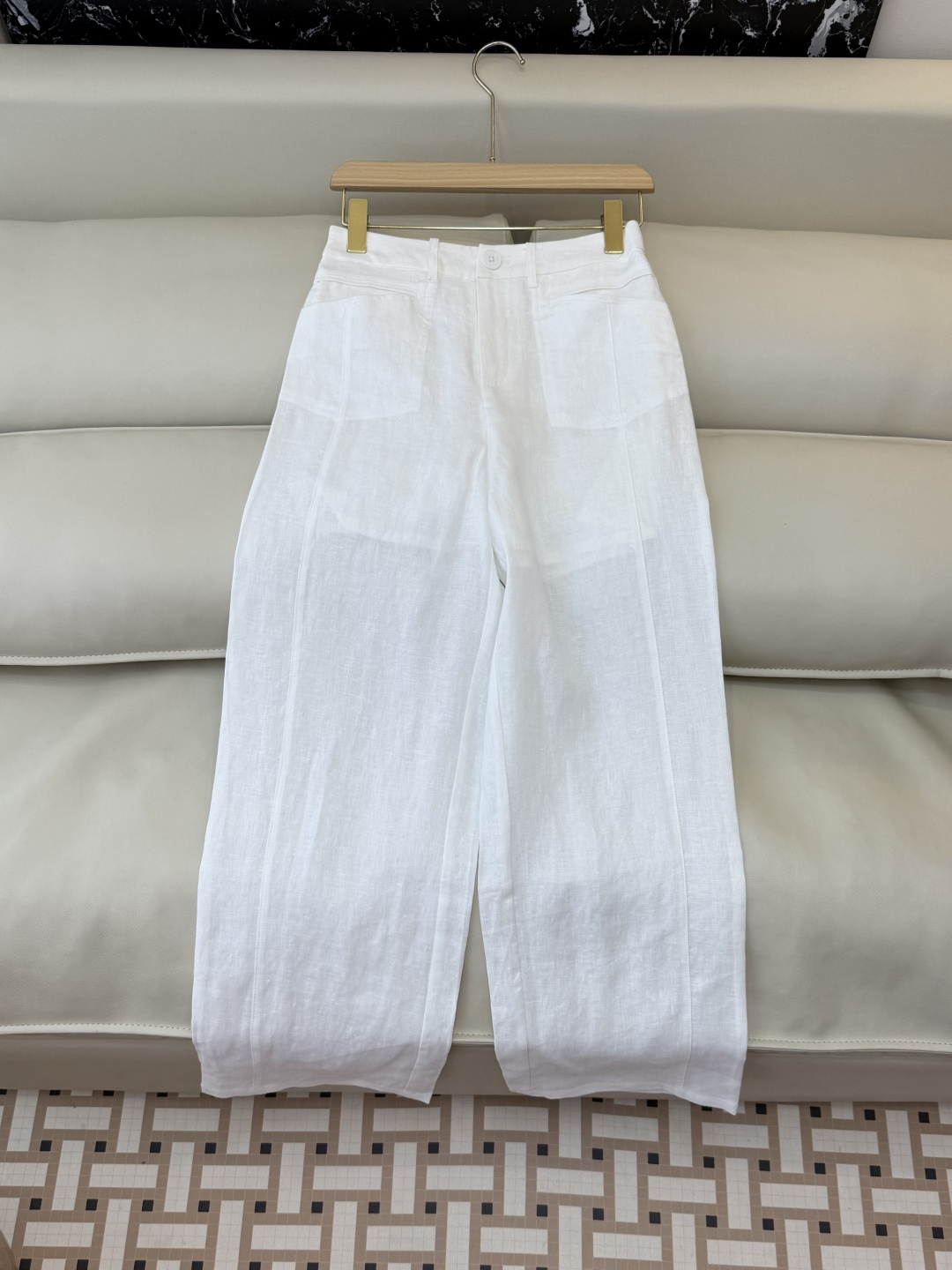 NO:730665,SY012# new trousers factory special super versatile linen slim trousers brown green white SMLXL,,19860909SY012#新款裤子工厂特 超级百搭款 亚麻 显瘦长裤 咖色 绿色 白色 SMLXL,,,Women's clothing