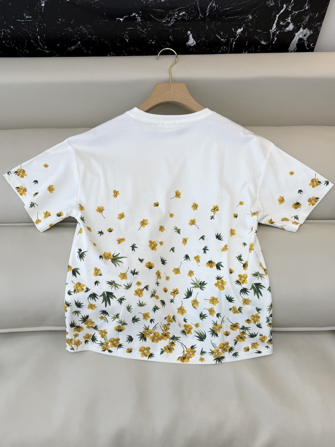 QG0150#新款T恤⚠️特批190‼️dior 小蜜蜂印花 🐝刺绣 85%棉 15% 亚麻 短袖T恤 