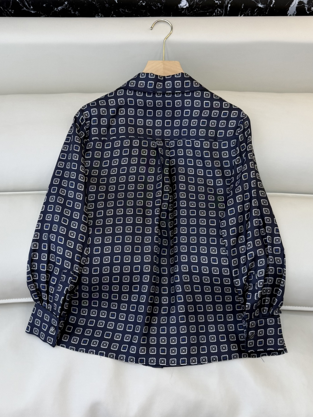 BS1112#新款真丝衬衫💕Max mara 印花 100% 真丝衬衫 SMLXL