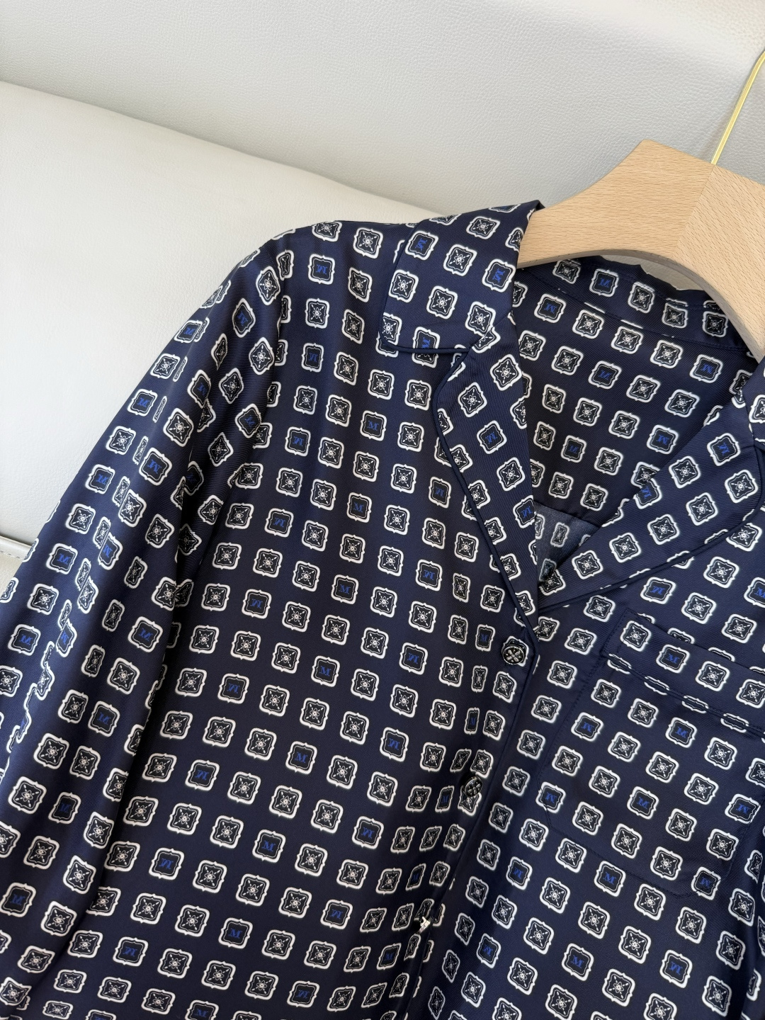 BS1112#新款真丝衬衫💕Max mara 印花 100% 真丝衬衫 SMLXL