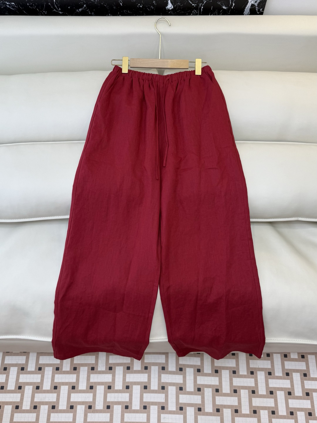 NO:734649,YM077# Factory Linen Versatile Wide Leg Pants Multicolor SMLXL,,19860909YM077#工厂 亚麻 百搭阔腿裤 多色 SMLXL,,,Women's clothing