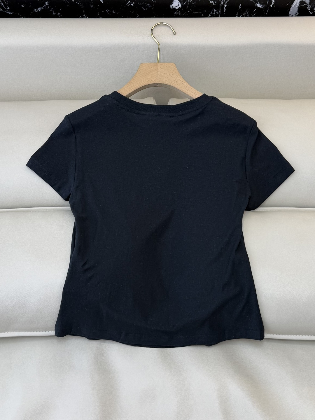 QG0155#新款T恤⚠️特批170‼️Acne 字母植绒 短袖T恤 深灰色 白色 SML