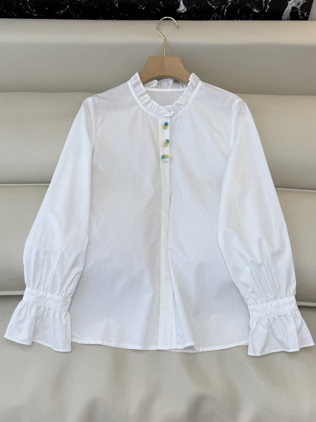 NO:735940,XD0908# New Shirt Factory Special Minimalist Improved National Style Button Long Sleeve Shirt White MLXL,,shirts,19860909XD0908#新款衬衫工厂特 极简改良款 国风扣 长袖衬衫 白色 MLXL,,shirts,,Women's clothing
