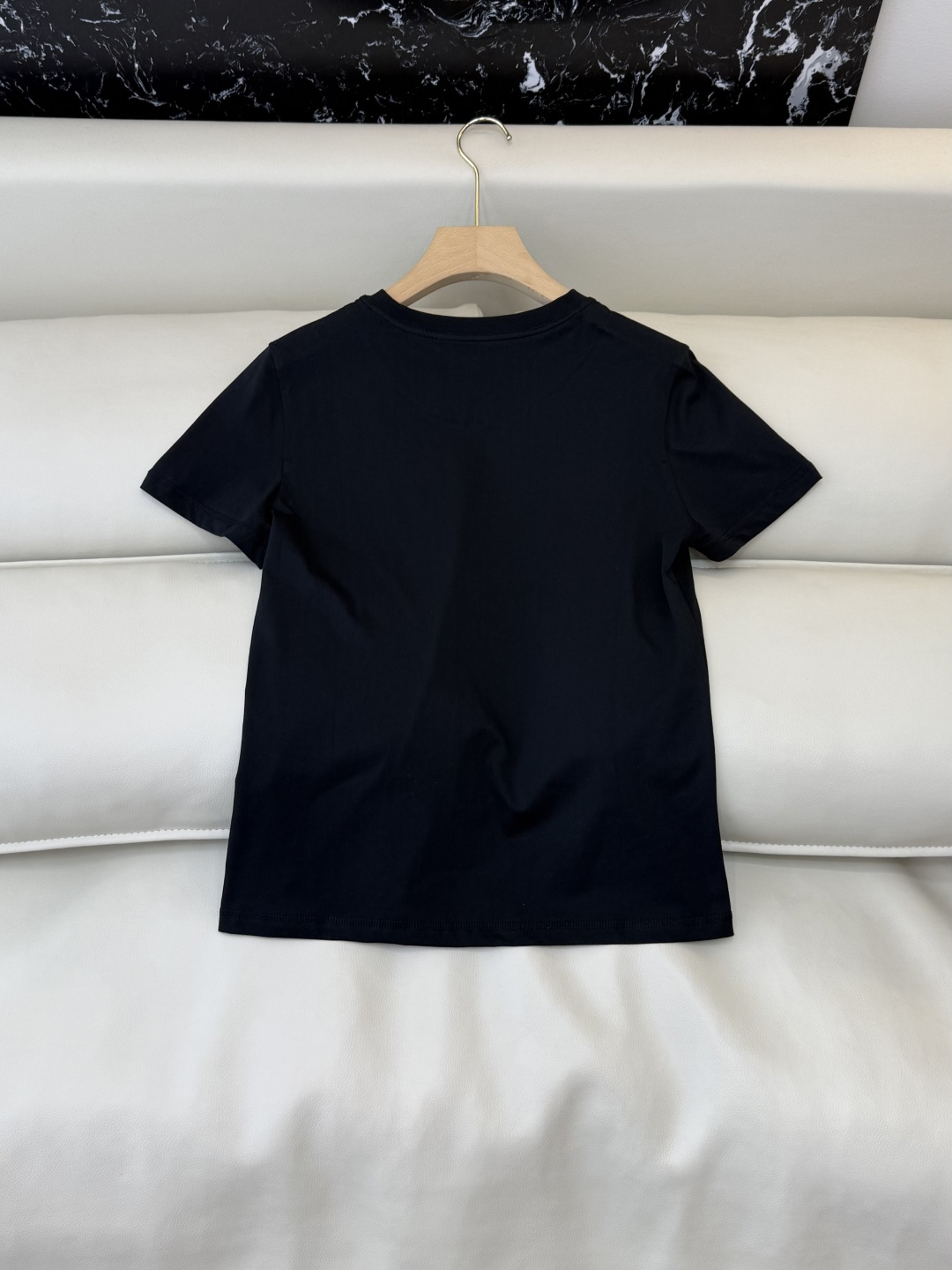 QG0157#新款T恤⚠️‼️H家 爱马仕 独家版 印花 短袖T恤 黑色 白色 樱桃红 SML