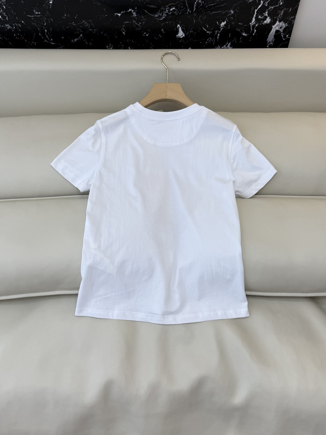 QG0157#新款T恤⚠️‼️H家 爱马仕 独家版 印花 短袖T恤 黑色 白色 樱桃红 SML