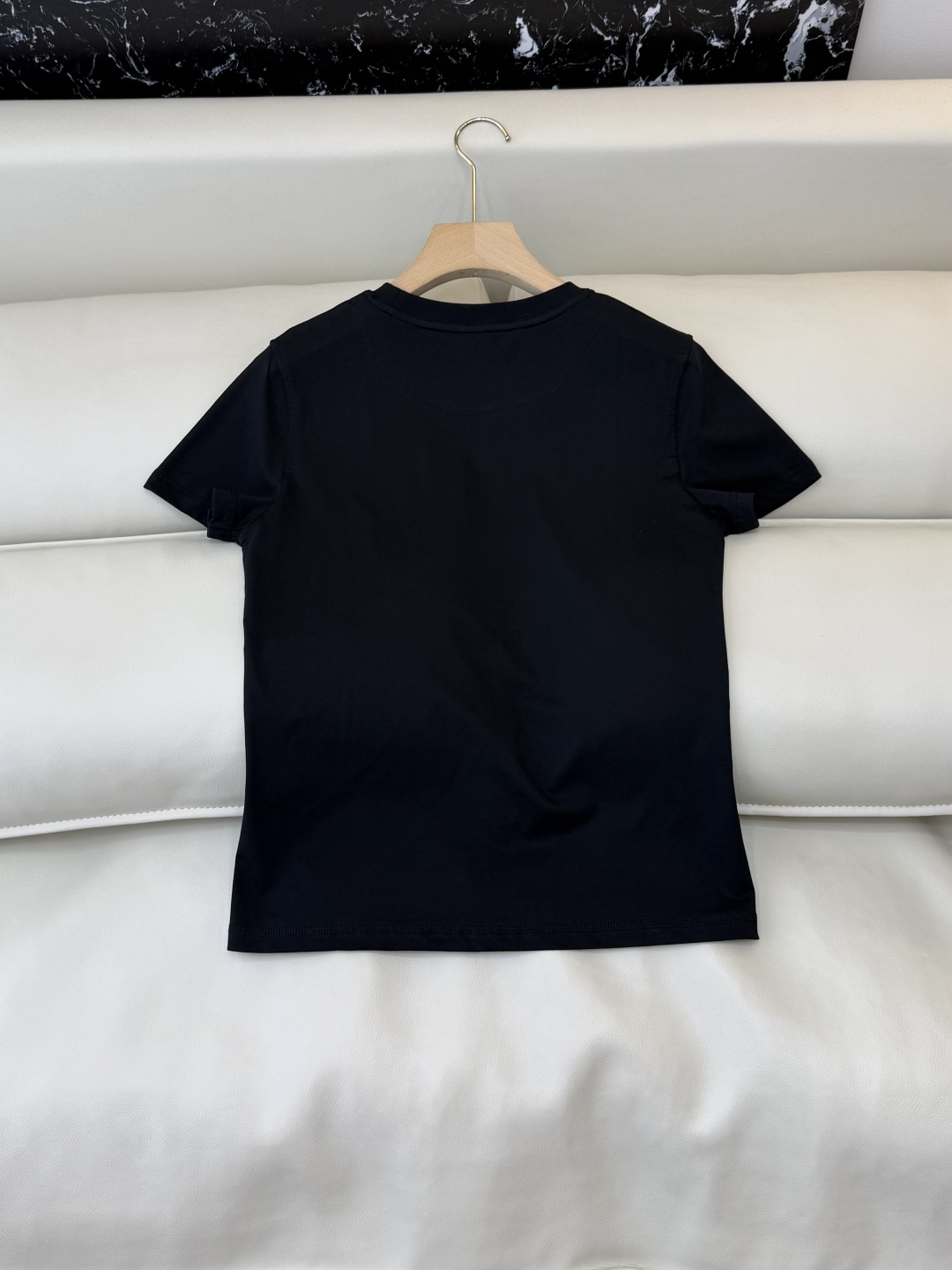 QG0156#新款T恤⚠️‼️H家 爱马仕 独家版 印花 短袖T恤 黑色 白色 SML