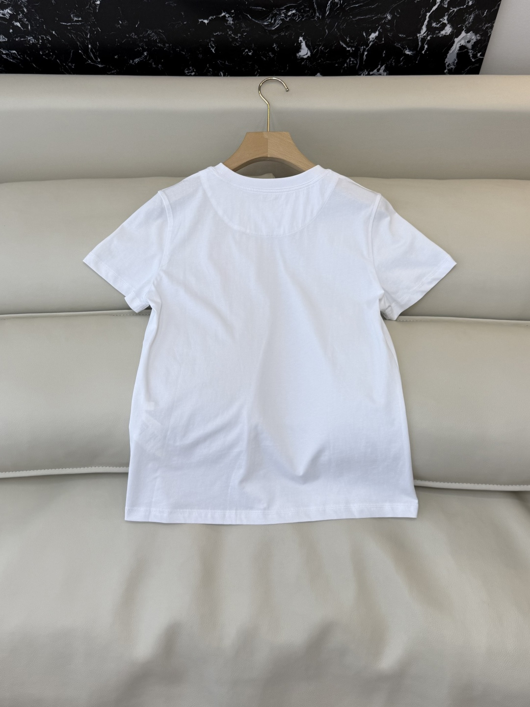 QG0156#新款T恤⚠️‼️H家 爱马仕 独家版 印花 短袖T恤 黑色 白色 SML