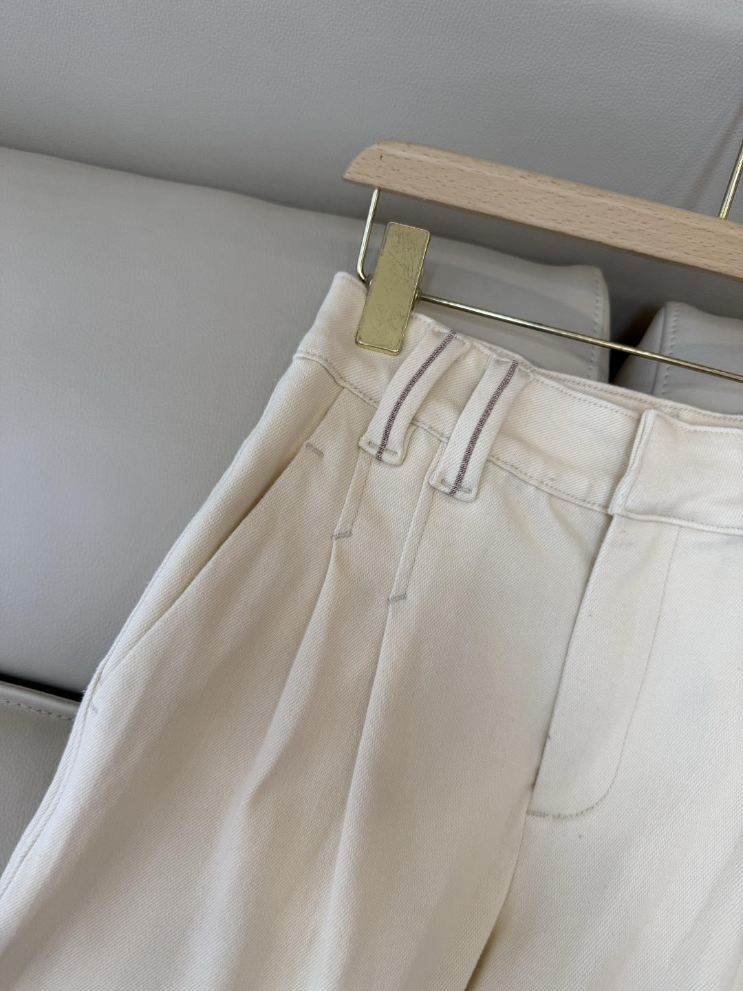 PZ050#新款牛仔裤‼️BC 高品质 柔暖弹力牛仔棉 长裤 奶白色 36/38/40/42/44