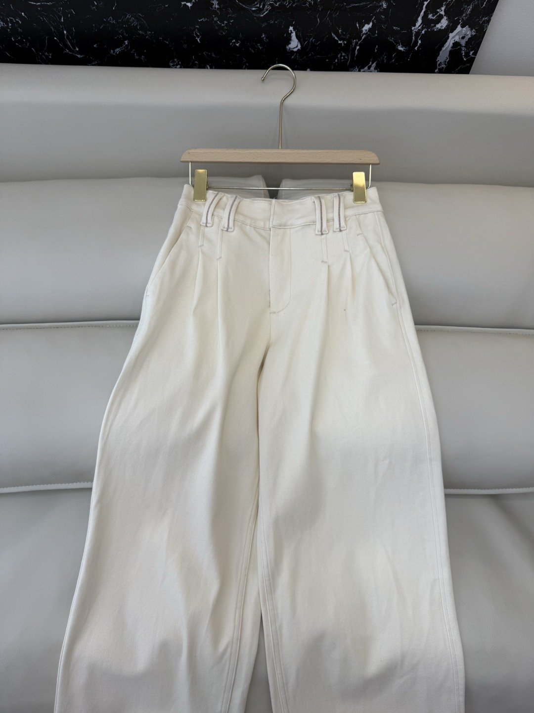 PZ050#新款牛仔裤‼️BC 高品质 柔暖弹力牛仔棉 长裤 奶白色 36/38/40/42/44