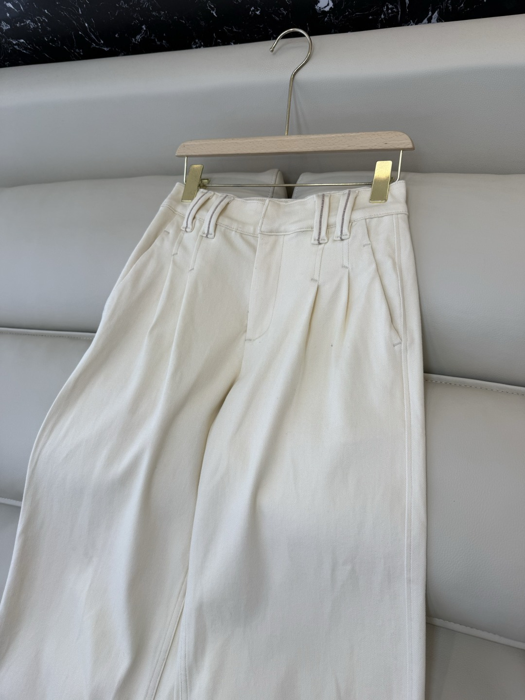 PZ050#新款牛仔裤‼️BC 高品质 柔暖弹力牛仔棉 长裤 奶白色 36/38/40/42/44