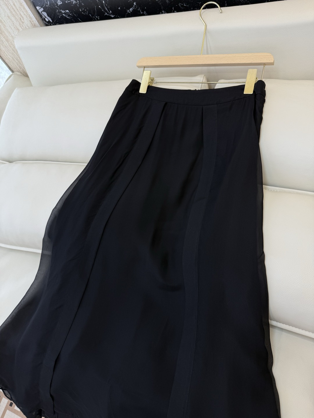 LZ26011#新款半裙🌾BC 大爆款 30%桑蚕丝 真丝飘逸长半裙 两色 SML