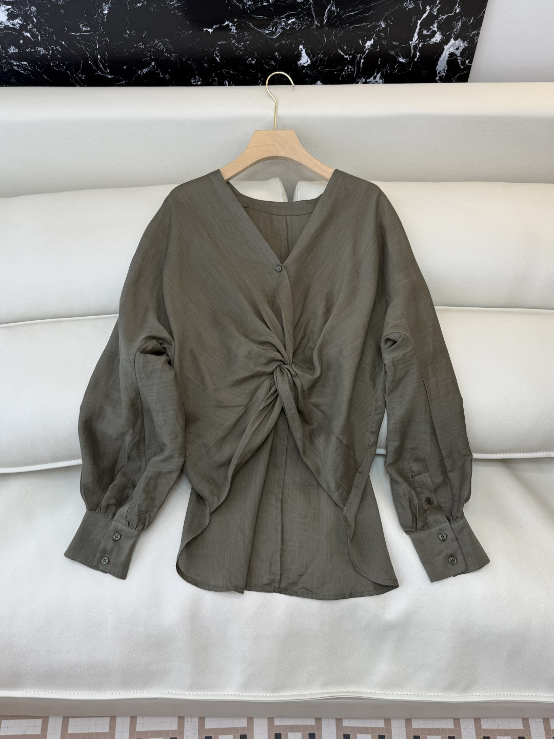 NO:722614,LZ26020# new shirt BC 42 ramie slim V-neck long-sleeved shirt pink coffee white SML, women's clothing, shirts,19860909LZ26020#新款衬衫 BC 42 苎麻 显瘦 V领 长袖衬衫 粉色 咖色 白色 SML,女装,shirts,,Women's clothing