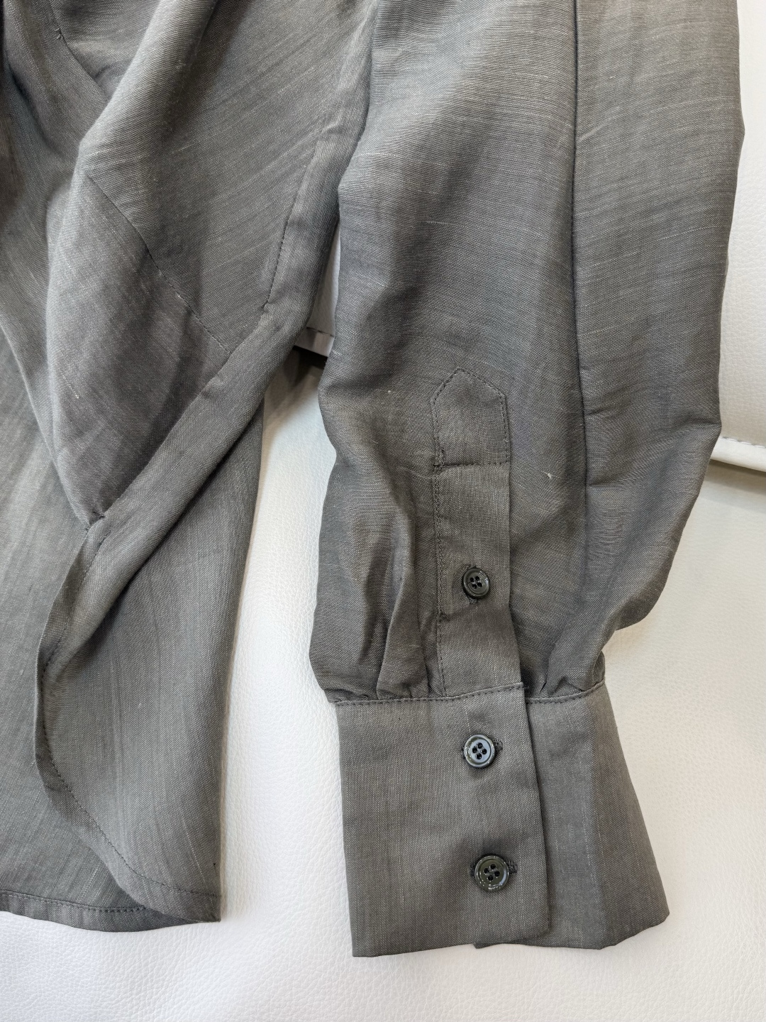 LZ26020#新款衬衫🌾BC 42% 苎麻 显瘦 V领 长袖衬衫 粉色 咖色 白色 SML