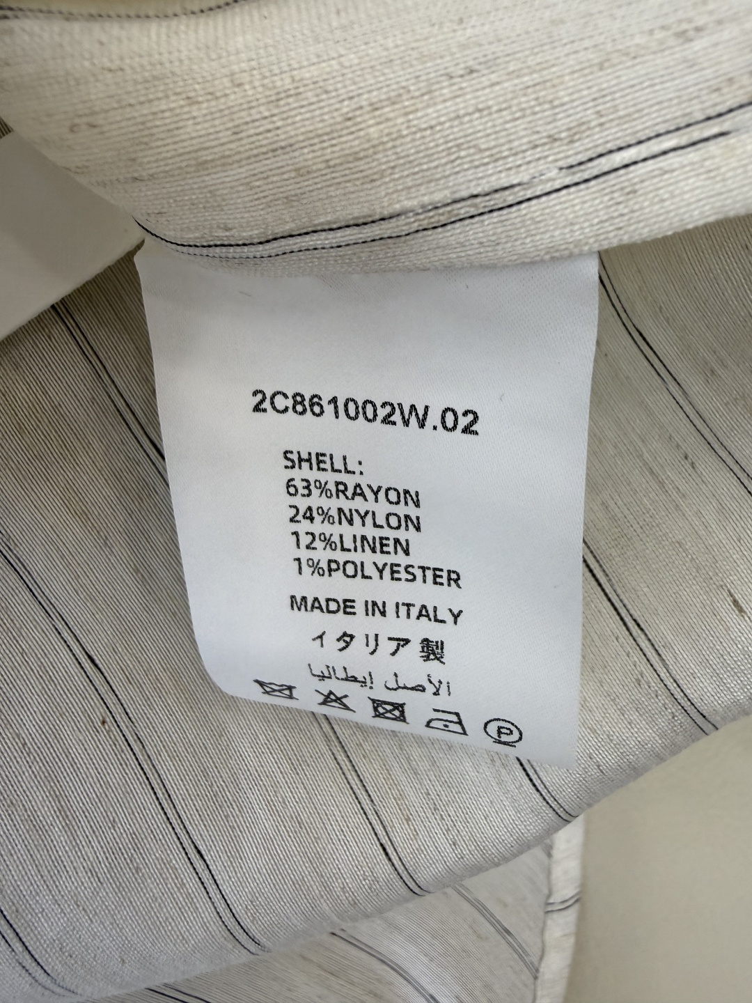 LS004#新款衬衫⚠️‼️the row 12%亚麻棉 极简风 条纹印花 七分袖衬衫 S-XL