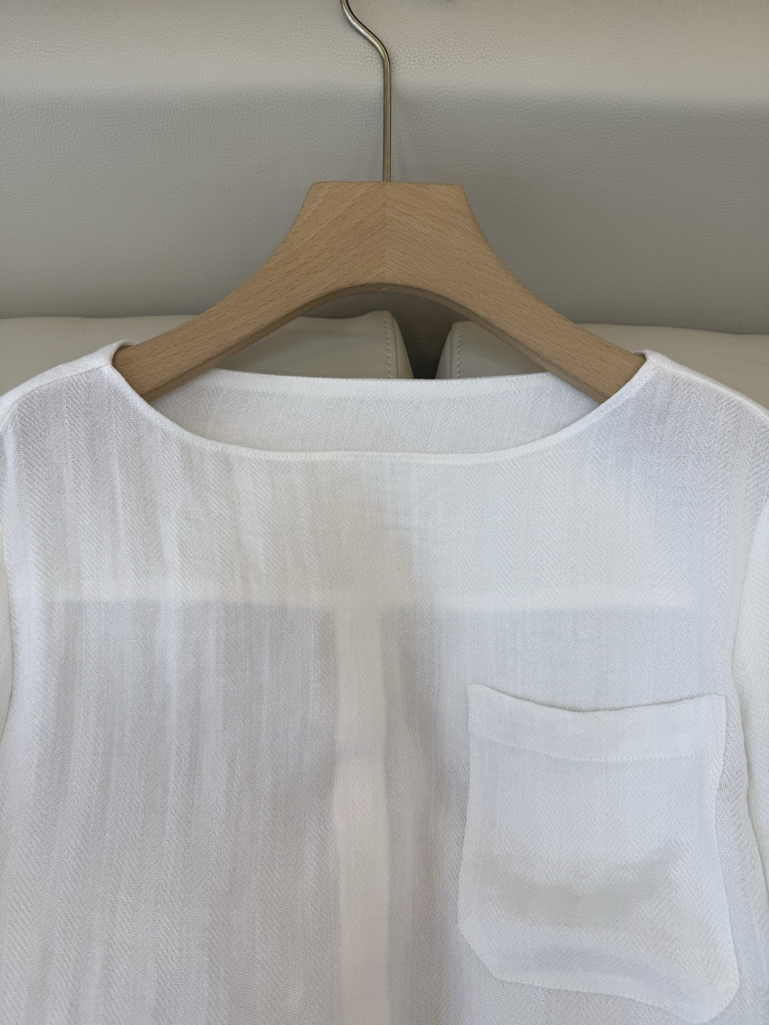 LS002#新款衬衫⚠️‼️the row 30% 天丝 40% 亚麻 极简风长袖衬衫 白色 S-XL