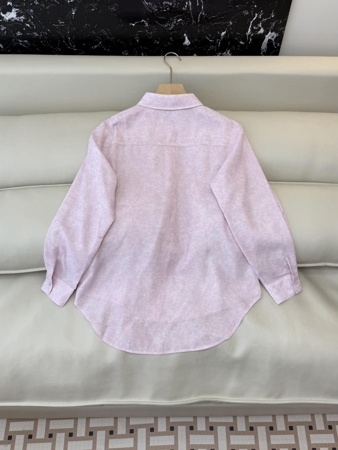 ZM001#新款衬衫⚠️‼️zimm… 重工刺绣珠片绣花 人棉 长袖衬衫 黄色 粉色 SML