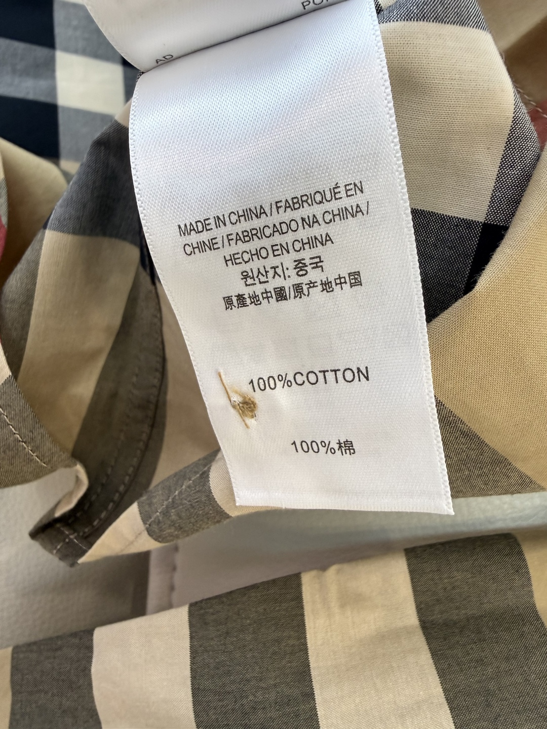 BM010#新款衬衫‼️B家 大格纹 对格长袖衬衫 UK6/8/10