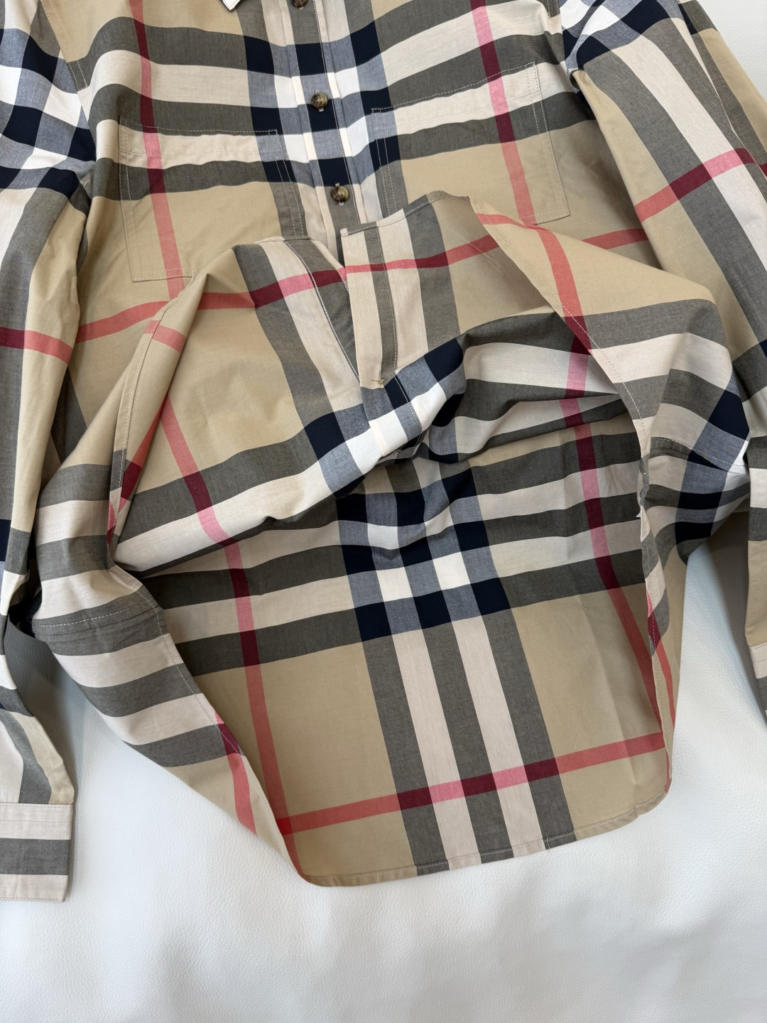 BM010#新款衬衫‼️B家 大格纹 对格长袖衬衫 UK6/8/10