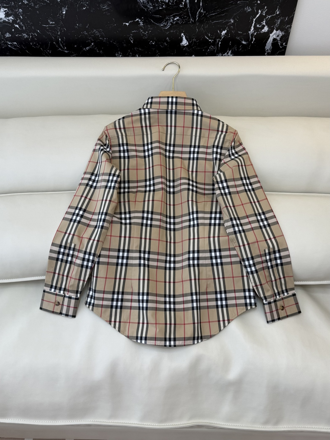 BM004#新款衬衫‼️B家 细格子 对格长袖衬衫 UK4/6/8/10/12