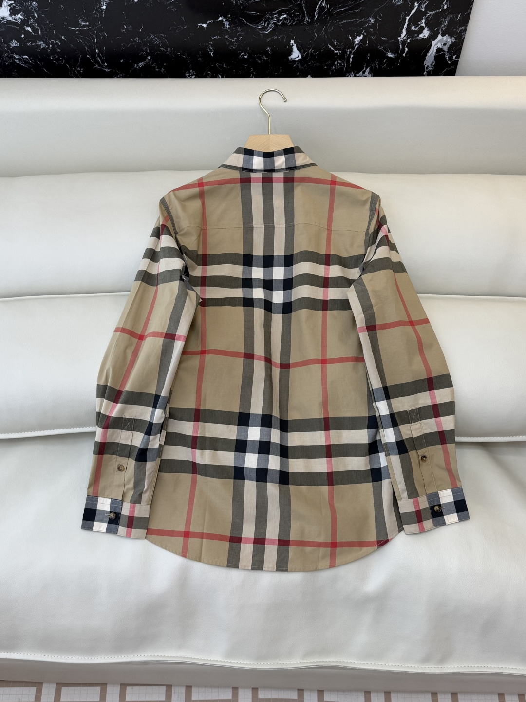 BM010#新款衬衫‼️B家 大格纹 对格长袖衬衫 UK6/8/10