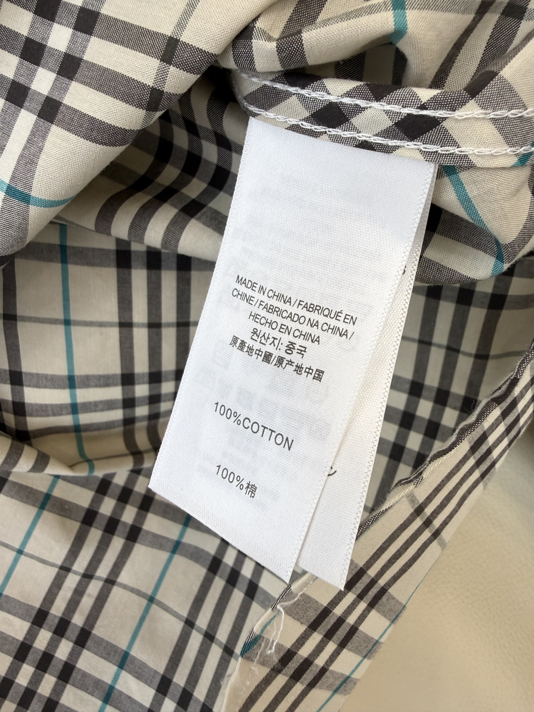 BM005#新款衬衫‼️B家 细格子 对格菱形格 长袖衬衫 三色 SML