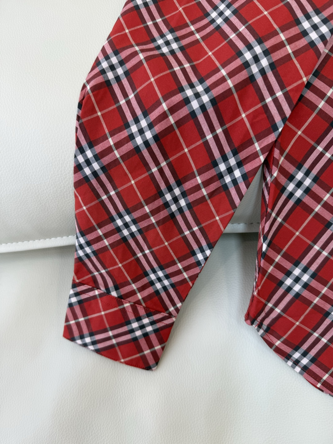 BM005#新款衬衫‼️B家 细格子 对格菱形格 长袖衬衫 三色 SML