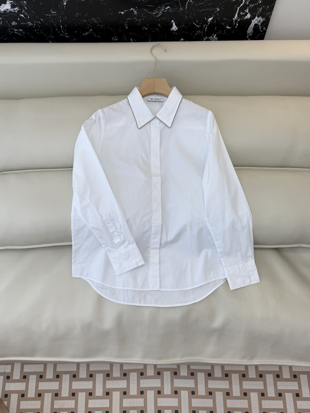 BM012#新款衬衫‼️BC 链条领 长袖衬衫 36/38/40