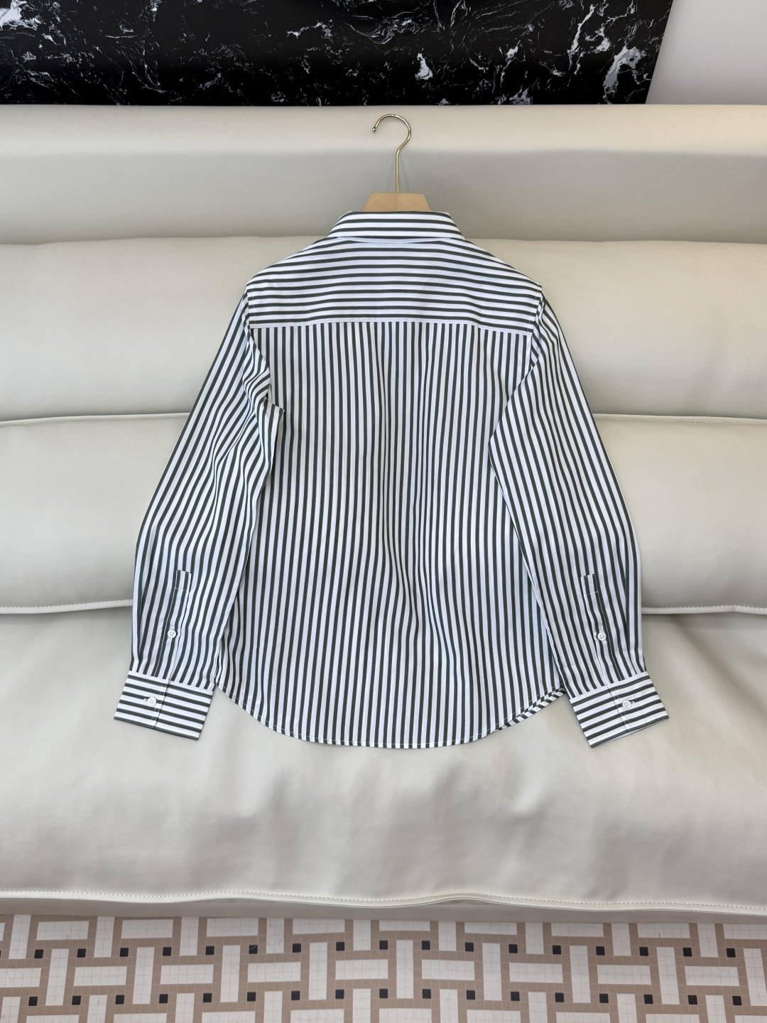 BM007#新款衬衫‼️B家 条纹 绣花小logo 长袖衬衫 36/38/40/42