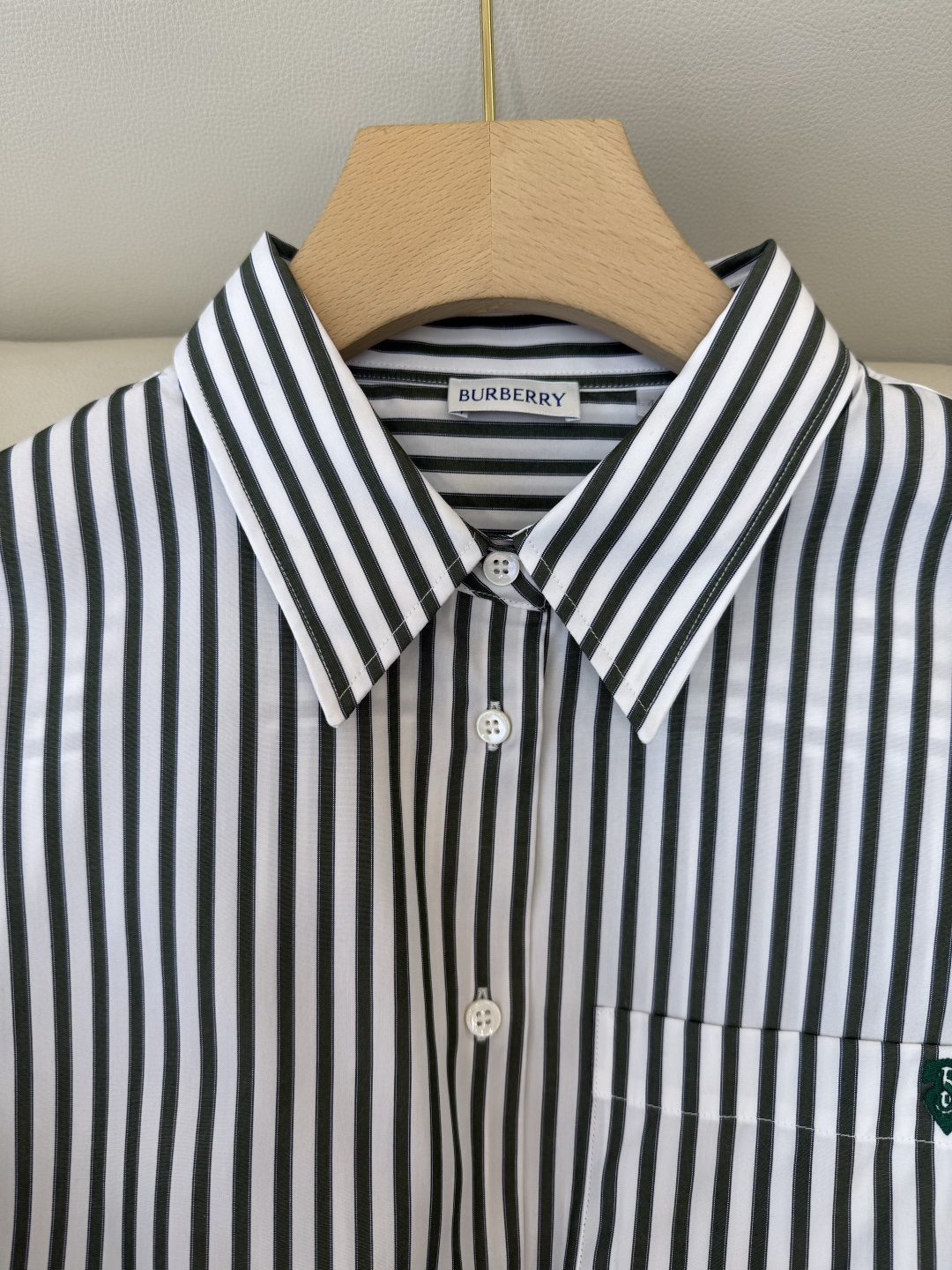 BM007#新款衬衫‼️B家 条纹 绣花小logo 长袖衬衫 36/38/40/42