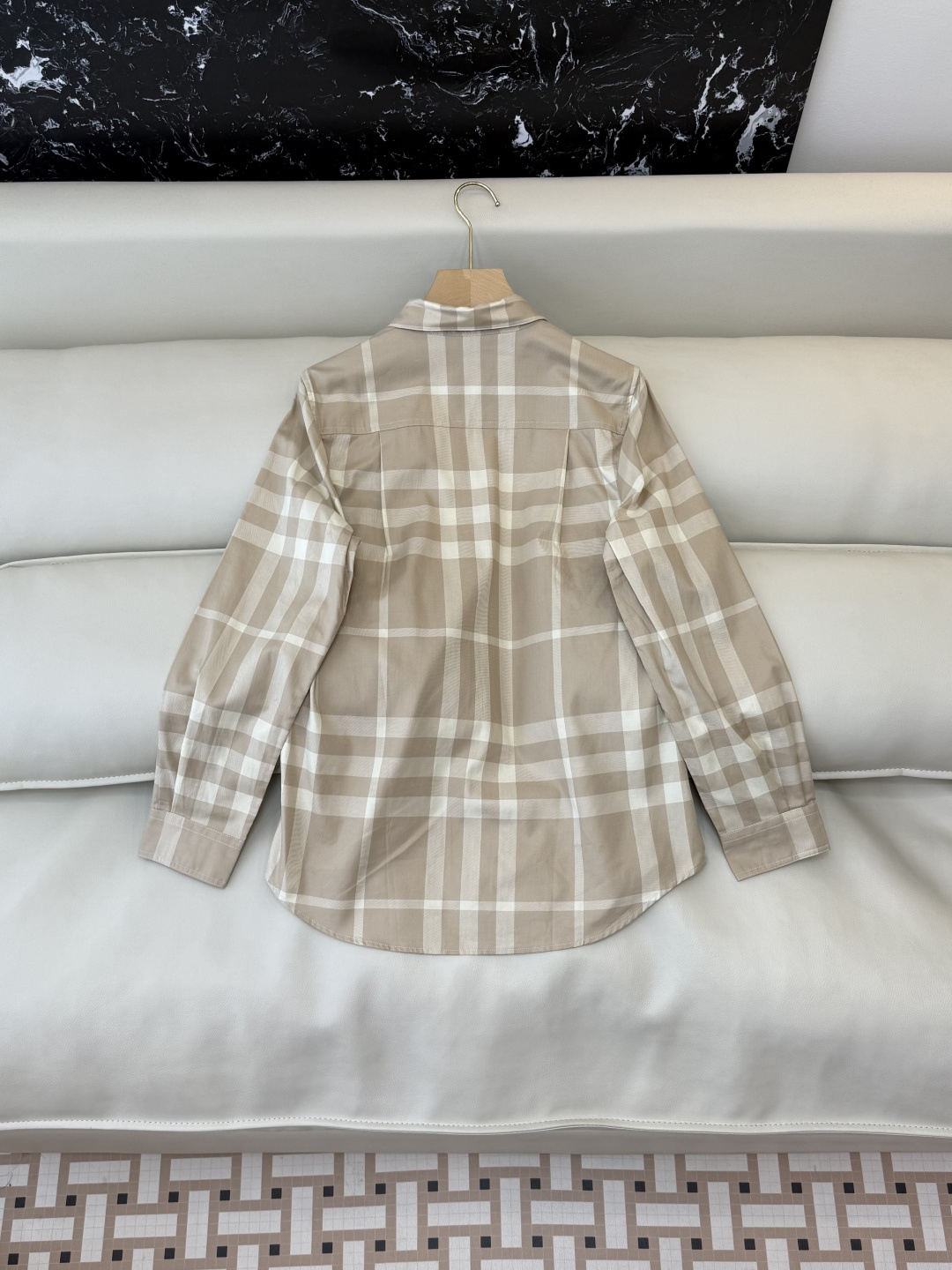 BM006#新款衬衫‼️B家 大格纹 对格长袖衬衫 UK6/8/10