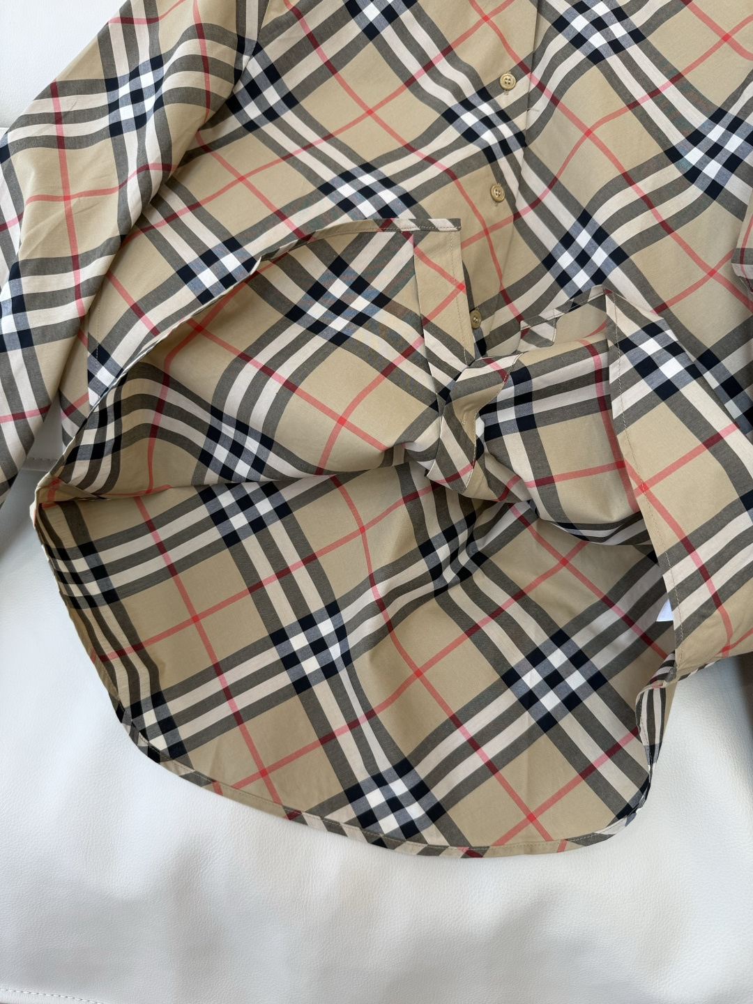 BM009#新款衬衫‼️B家 菱形格 大格纹 对格长袖衬衫 UK6/8/10