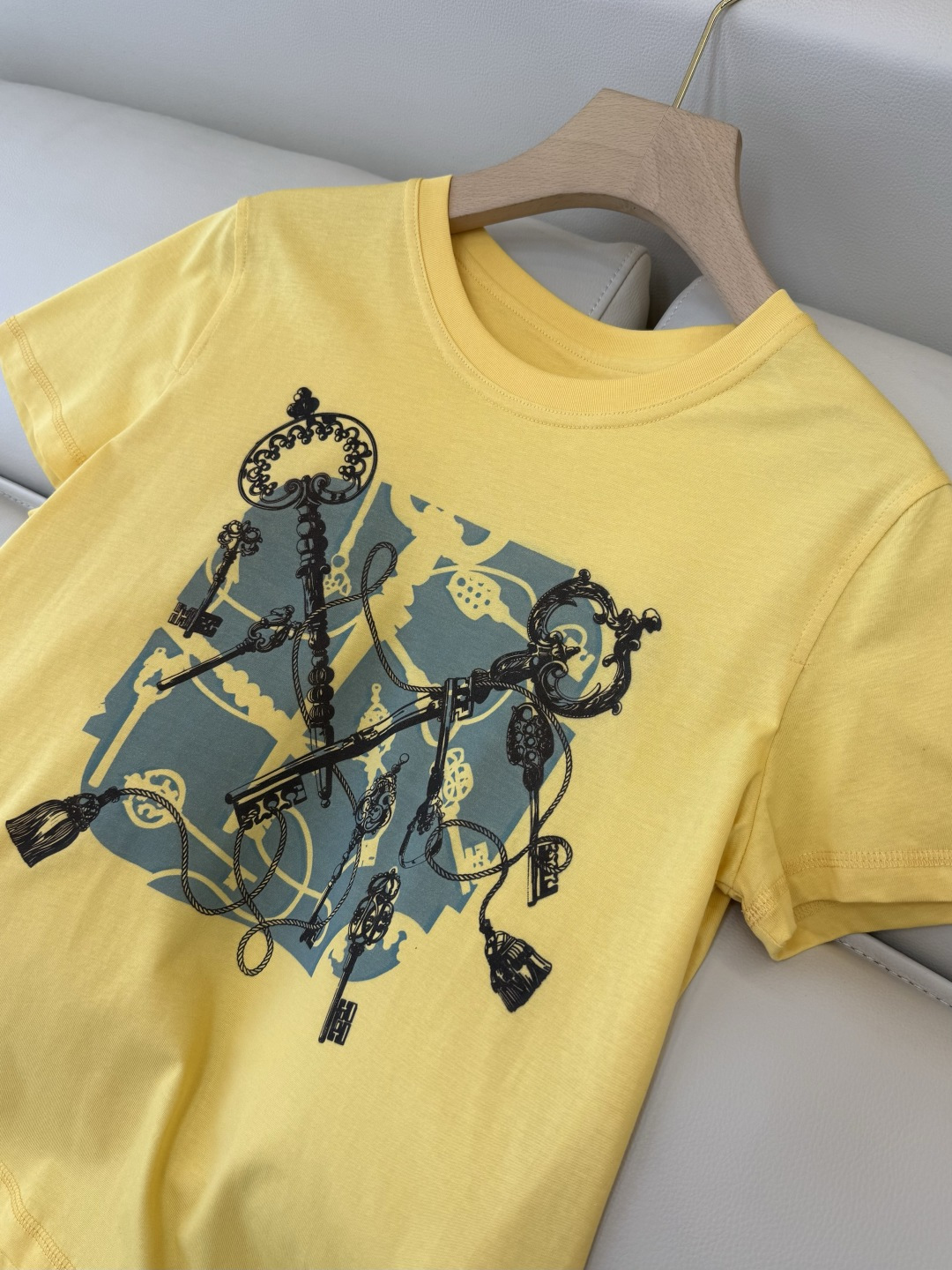 QG0161#新款T恤⚠️‼️H家 独家版 ‼️爱马仕 顶级版 印花 短袖T恤 四色36/38/40