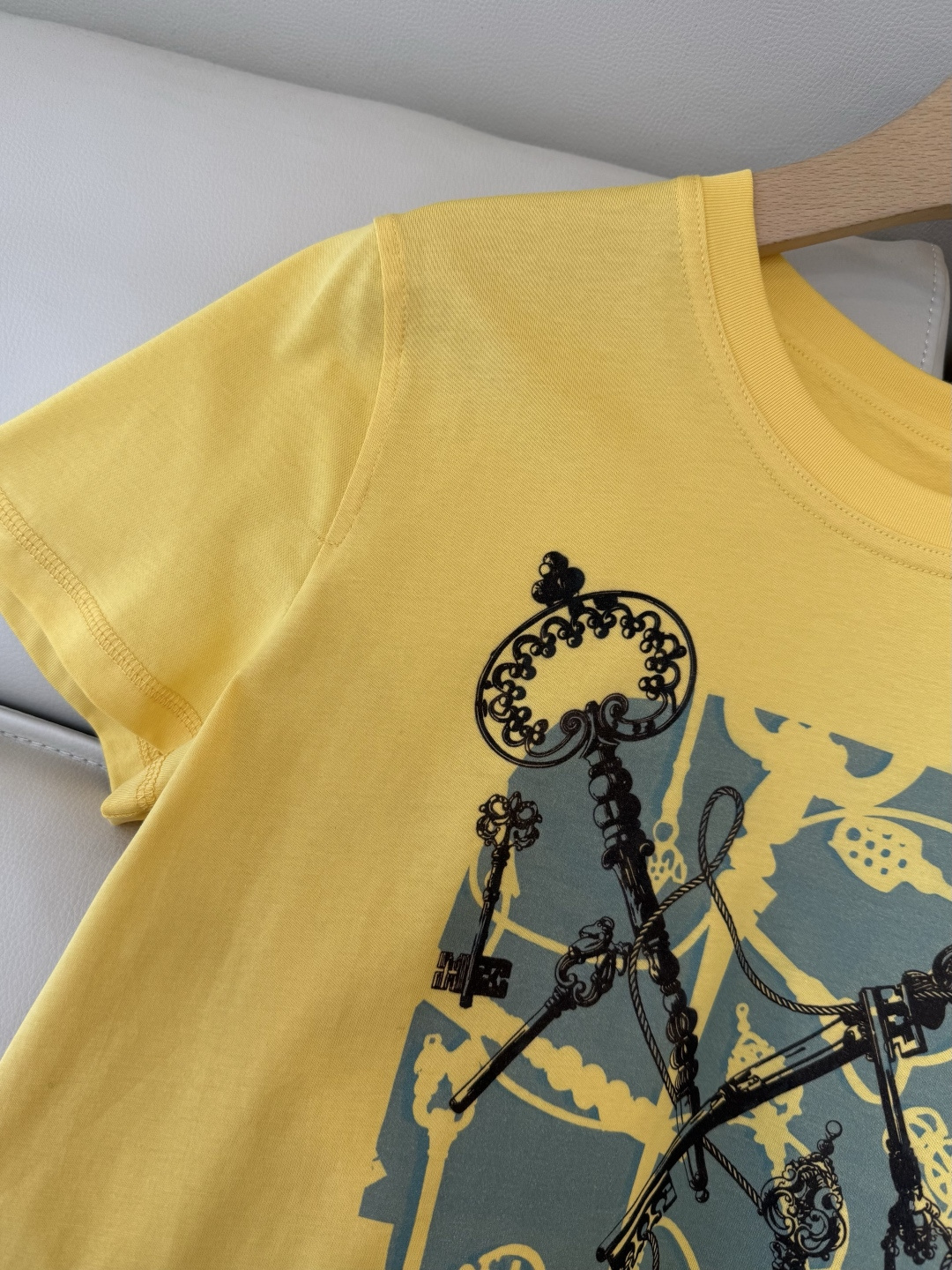 QG0161#新款T恤⚠️‼️H家 独家版 ‼️爱马仕 顶级版 印花 短袖T恤 四色36/38/40