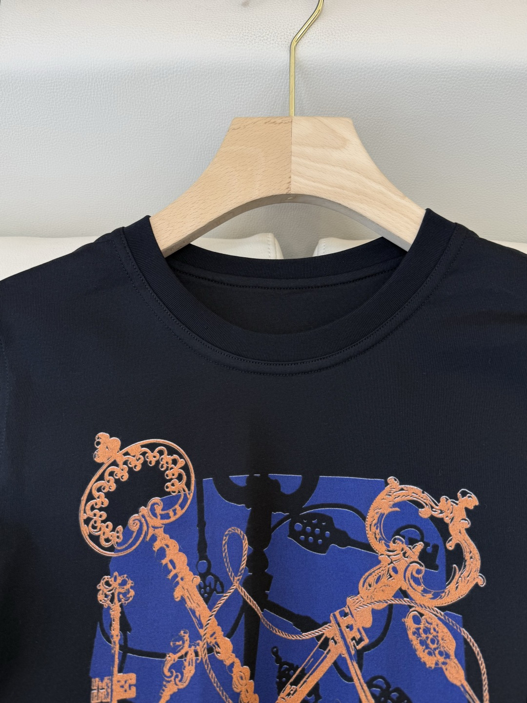 QG0161#新款T恤⚠️‼️H家 独家版 ‼️爱马仕 顶级版 印花 短袖T恤 四色36/38/40