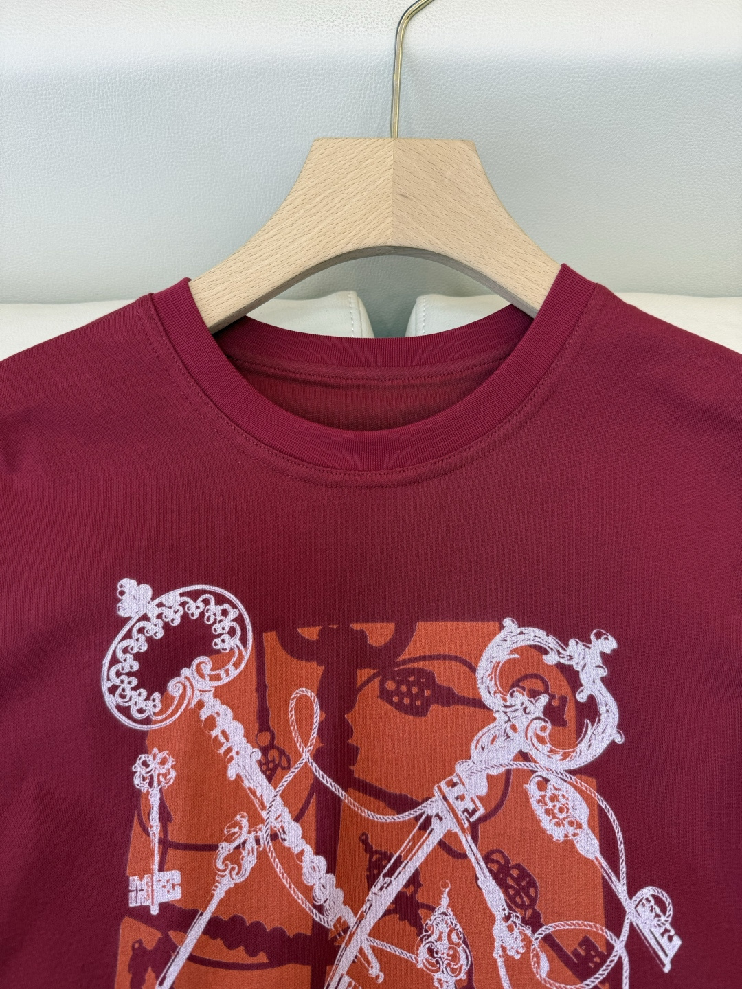 QG0161#新款T恤⚠️‼️H家 独家版 ‼️爱马仕 顶级版 印花 短袖T恤 四色36/38/40