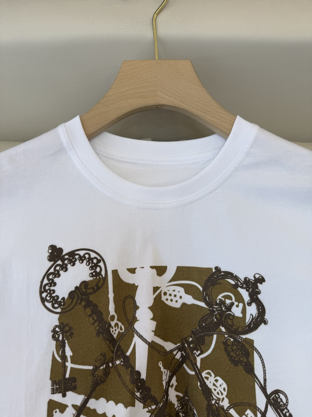 QG0161#新款T恤⚠️‼️H家 独家版 ‼️爱马仕 顶级版 印花 短袖T恤 四色36/38/40